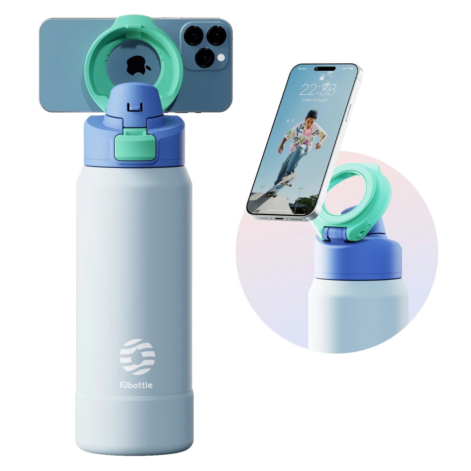 bouteille d'eau magnétique