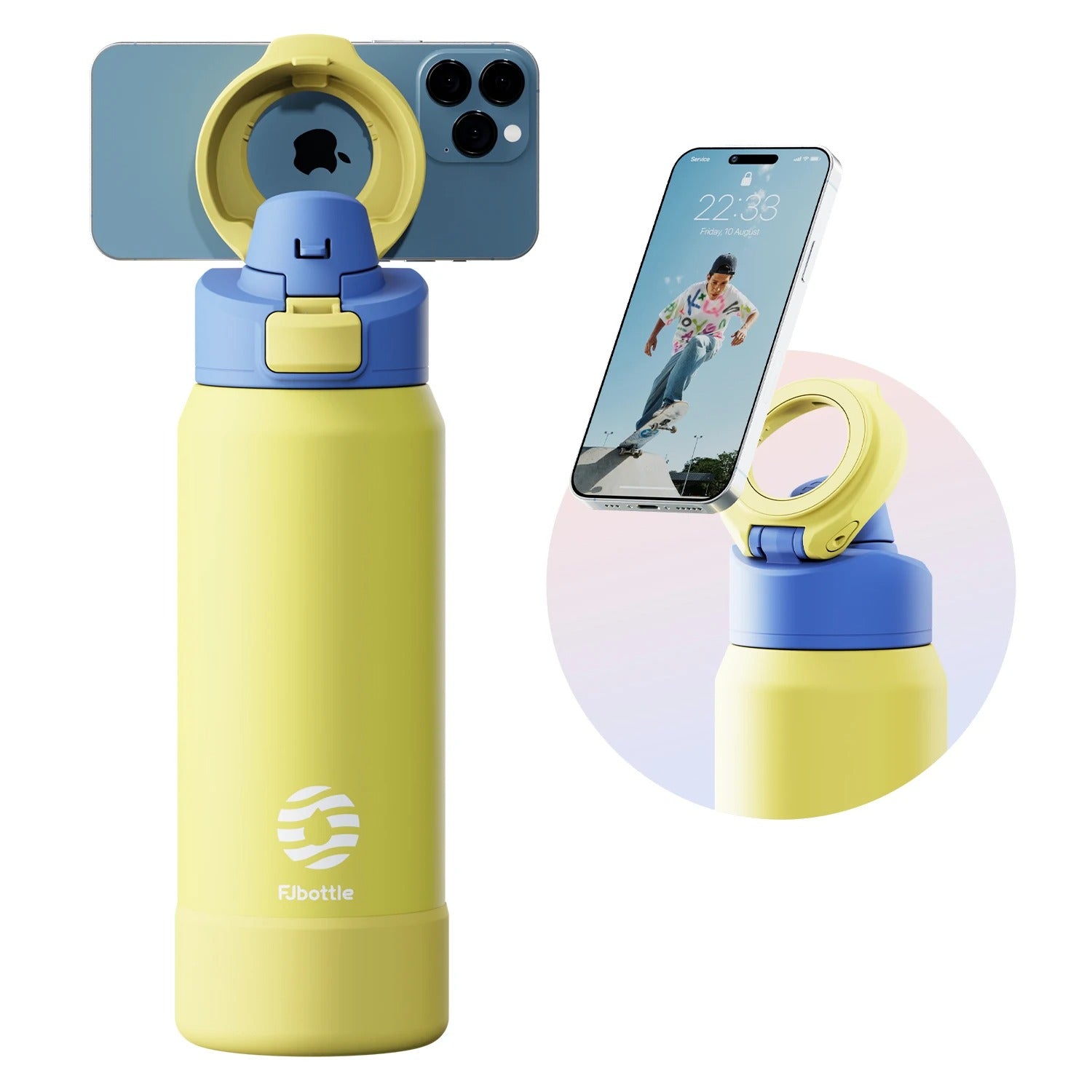 bouteille d'eau magnétique