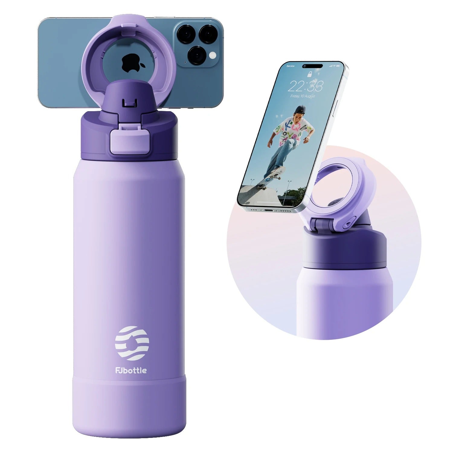 bouteille d'eau magnétique